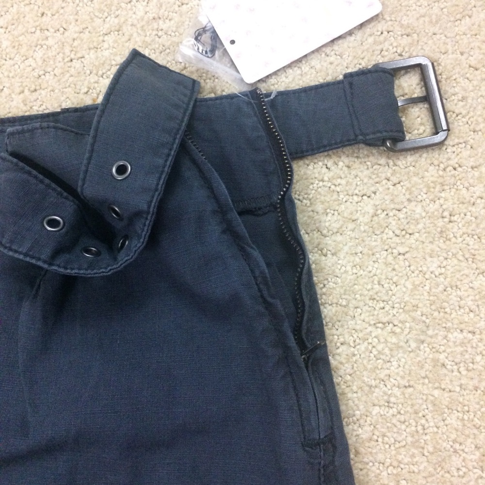 Free People Cargo-Style Skirt Buckles Pockets - Picture 5 of 8